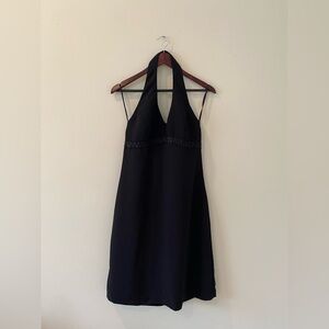 Amanda Smith Dress Size 10 Halter With Buttons Formal Dress Zipper Back Macy’s